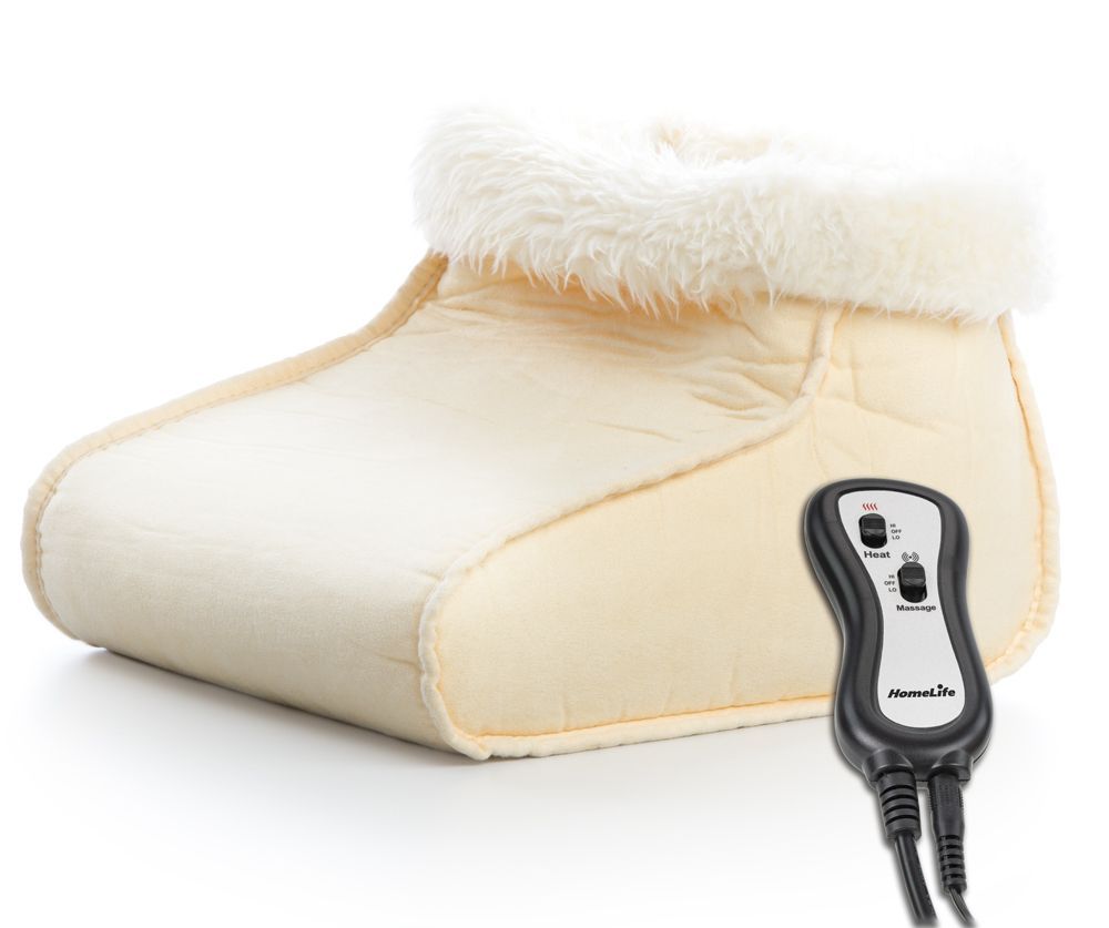 HomeLife Elektrická vyhřívaná bota s relaxační masáží SM7446, samostatně