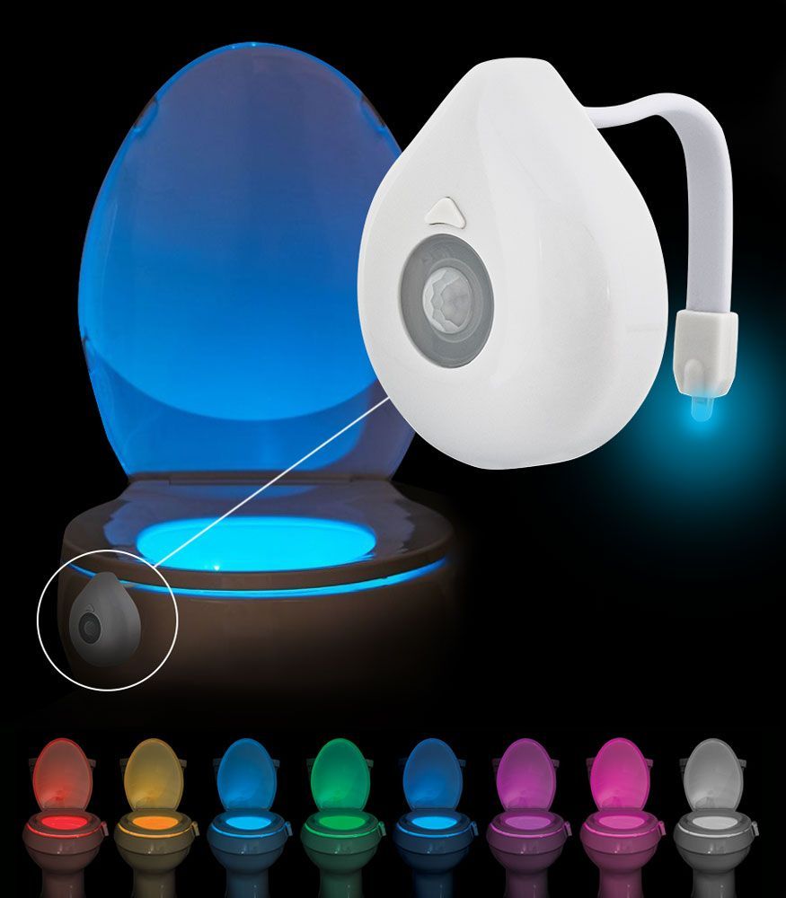 Platinium LED osvětlení na WC se senzorem pohybu