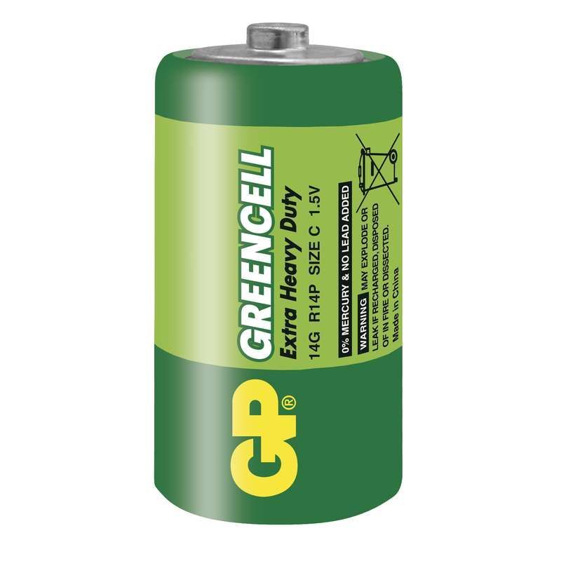 Zinkochloridová baterie GP R14 C, samostatně GP Batteries