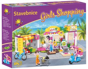 Stavebnice Girls Shopping 376 ks Kids World