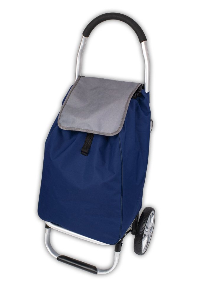 HomeLife Nákupní taška na kolečkách CARRY 53 litrů modrá modrá