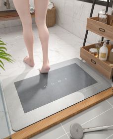 Koupelnová absorpční předložka 40 x 60 cm obdélník, šedá HomeLife