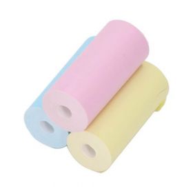 Náhradní barevné roličky - kotoučky termopapíru do mini tiskárny MINIPRINT GMEX 3 barvy