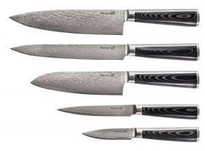 Sada nožů G21 Damascus Premium damascenské nože, Box, 5 ks - damaškové nože